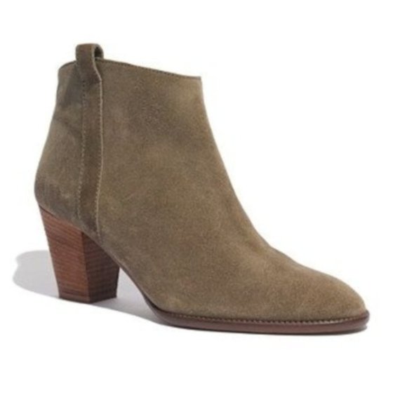 Madewell Shoes - Madewell Billie Suede Heeled Ankle Boots